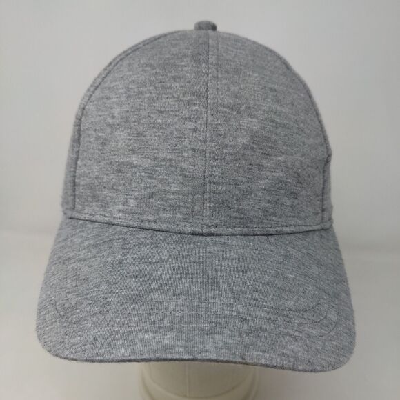 Unbranded Men's Slideback Hat Gray Adjustable Blank Vent Holes - Picture 2 of 6